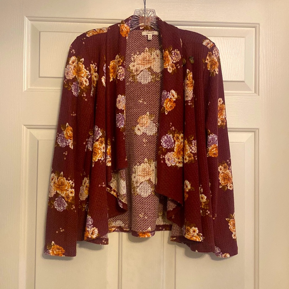 Maurices Thermal Cardigan Sz M
